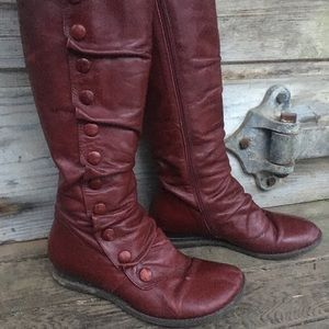 Miz Mooz Bloom Button Knee High Boots